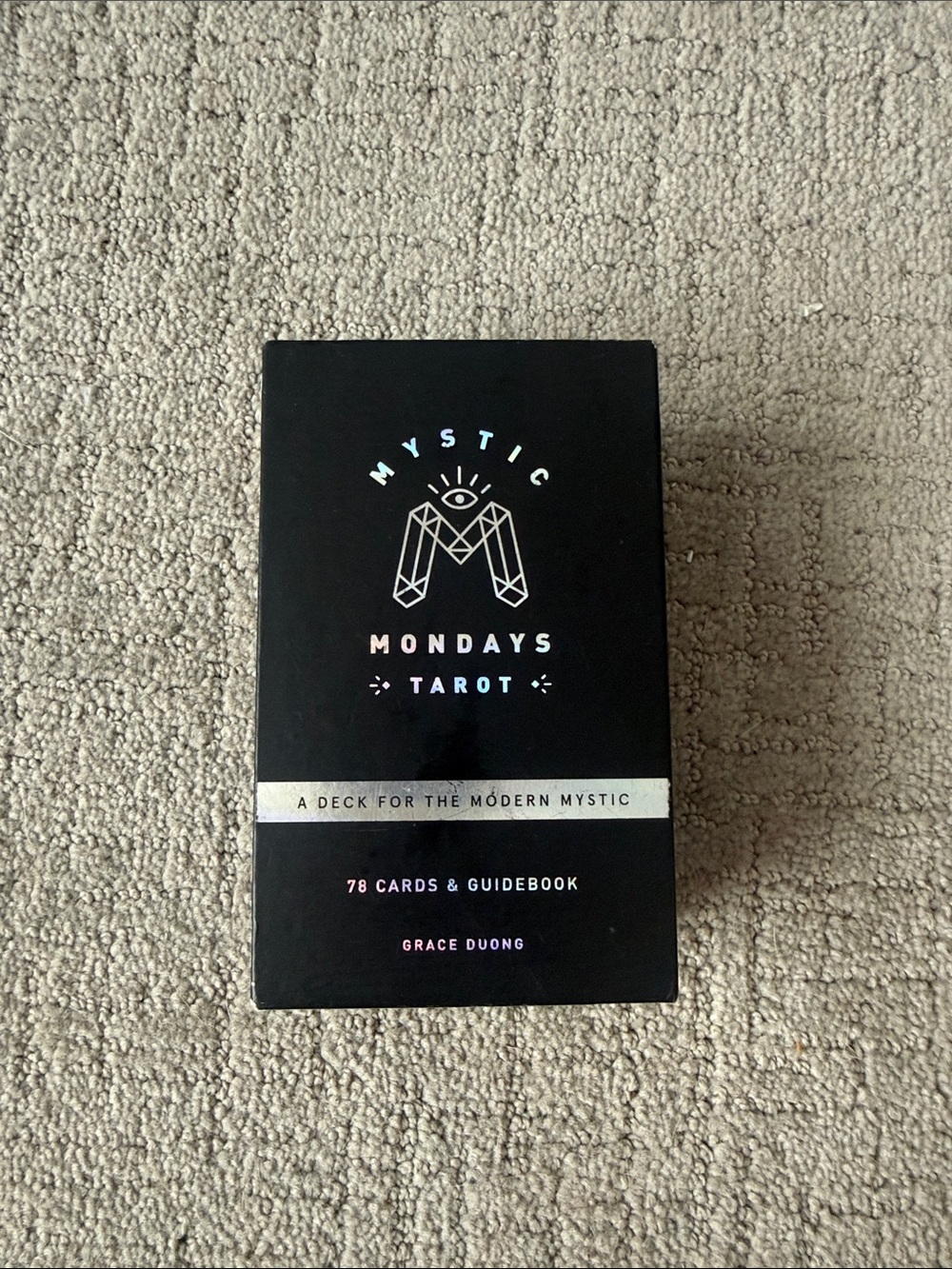Chronicle Books Mystic Mondays Tarot Deck - Black